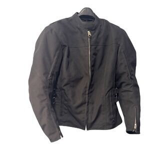 Joe Rocket Motorcycle Jacket Medium Black Padded Womens Biker Riding